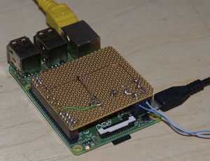 Raspberry Pi mit Pegelwandler