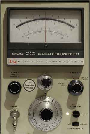 Keithley 610C, frontal view