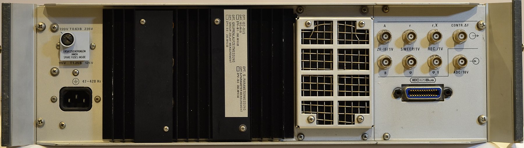 Rohde Schwarz ZPV Vektorvoltmeter